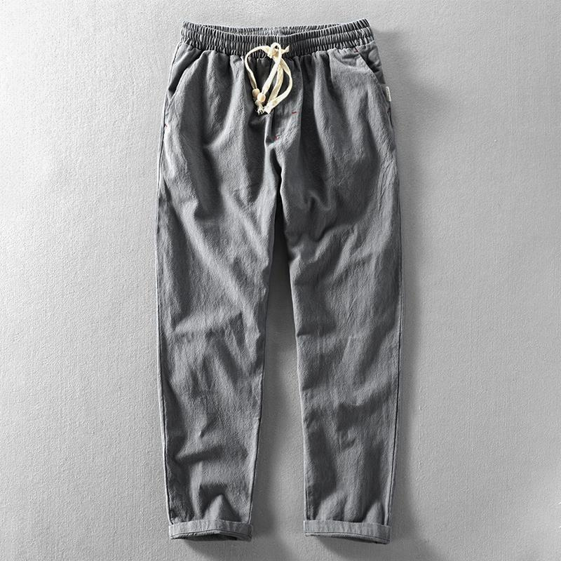 Icone™ SummerTrousers: Heren Trekkoord Taille Zomerbroeken