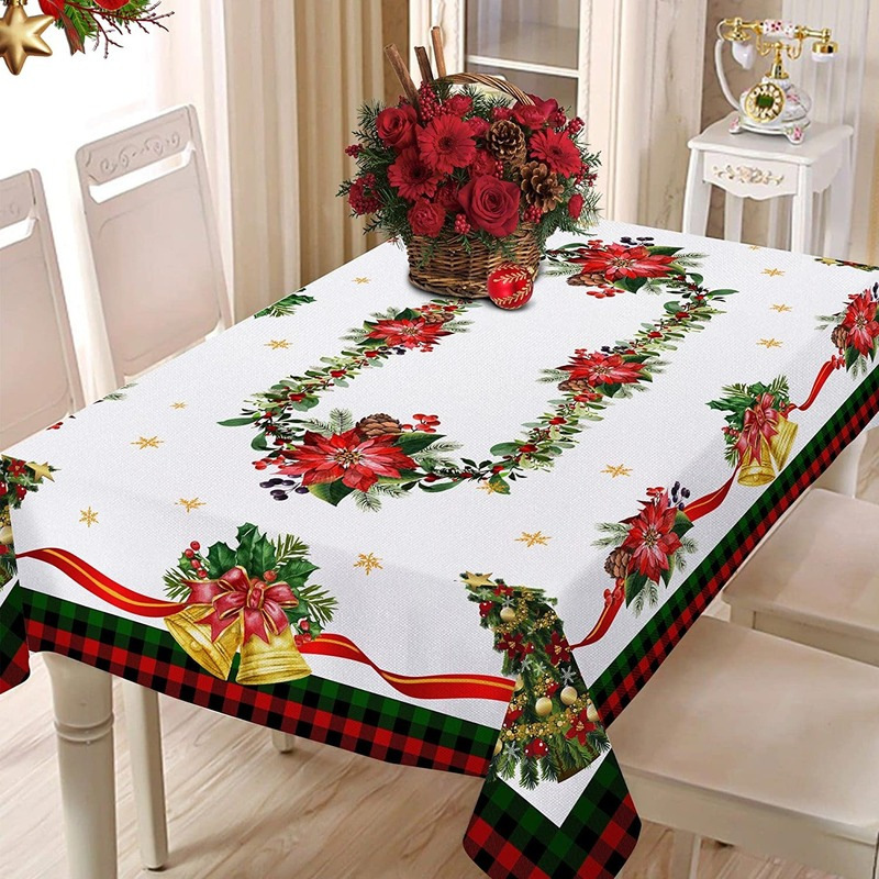 Globetrek° TableCovers: Duurzaam Rechthoekig Kerstmis Tafel Hoezen