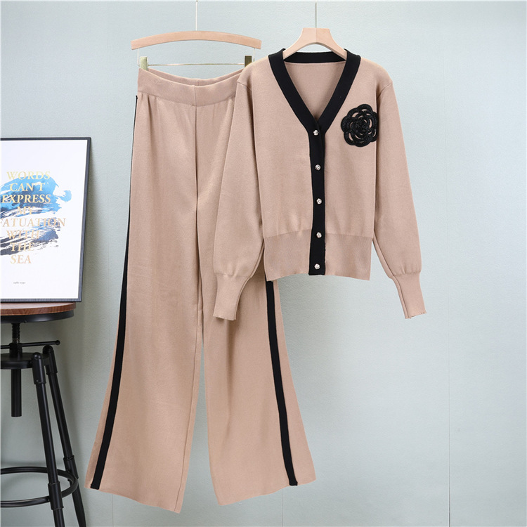 Icone™ CasualFit: Dames Casueel Pasvorm Twee Stuks Mode Set