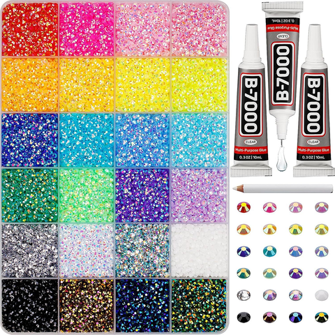 Kletshuts™ FlatRhinestones: Levendige Creatieve DIY Hars Platte Rhinestones