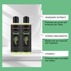Rose® GlowShampoo 1+1 GRATIS: Natuurlijk Keratine Herstel Diepe Hydratatie En Stralende Glans Glow Shampoo