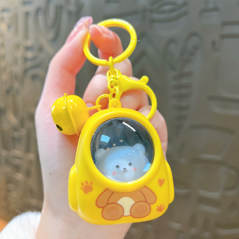 AstronautKeychain 1+1 GRATIS: Gloeiend Schattige Astronaut Dier Sleutelhanger