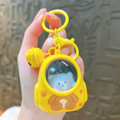 AstronautKeychain 1+1 GRATIS: Gloeiend Schattige Astronaut Dier Sleutelhanger