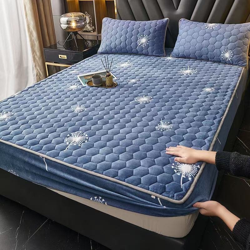 Icone™ CozyBedsheet: Strak Passend Dikke Textuur Knus Beddegoed