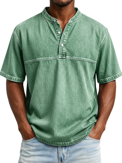 Icone™ SummerShirt: Ademend Vintage Stijl Heren Toevallig Zomer Overhemd