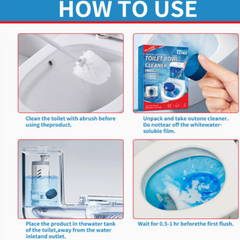 Cleaner Pro° ToiletTablets: Automatische Drop-In Toiletreiniger Tabletten