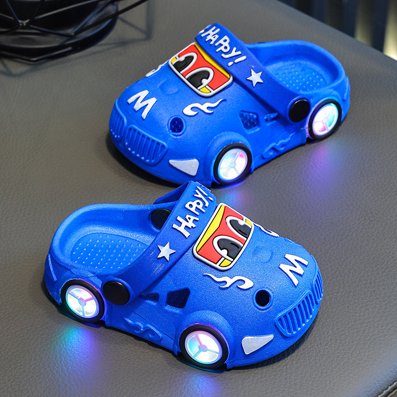 Kletshuts™ CarSlippers: Flitsende Lichten Leuke Autoslippers Voor Kinderen