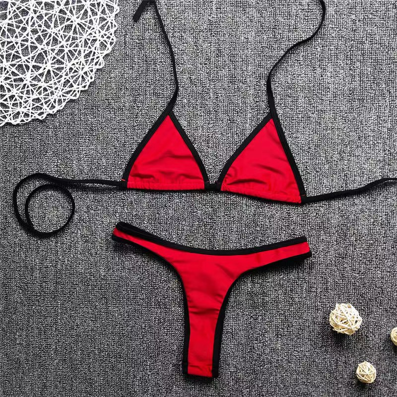 Icone™ TriangleBikini 1+1 GRATIS: Heet Zomer Driehoek Contrast Kleur Bikini