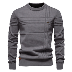 Icone™ StylishSweater: Heren Rondhals Knus Stijlvol Trui