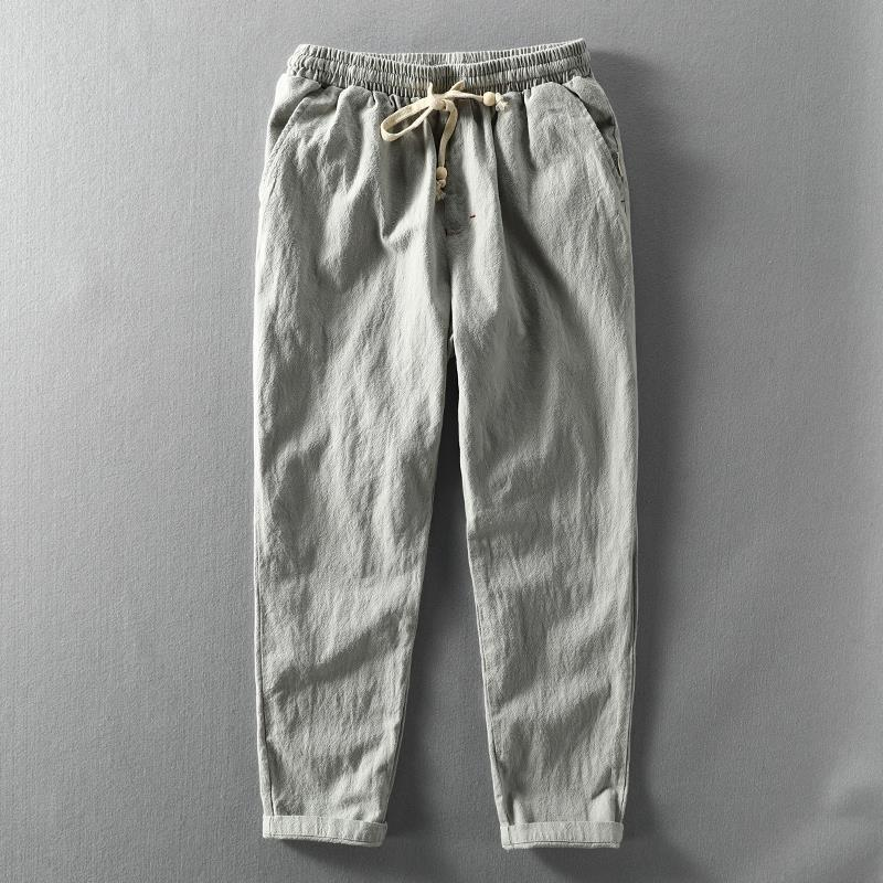 Icone™ SummerTrousers: Heren Trekkoord Taille Zomerbroeken