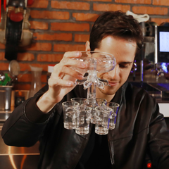 ShotDispenser™ - 6 Shot Glazen Drankje Feest Dispenser