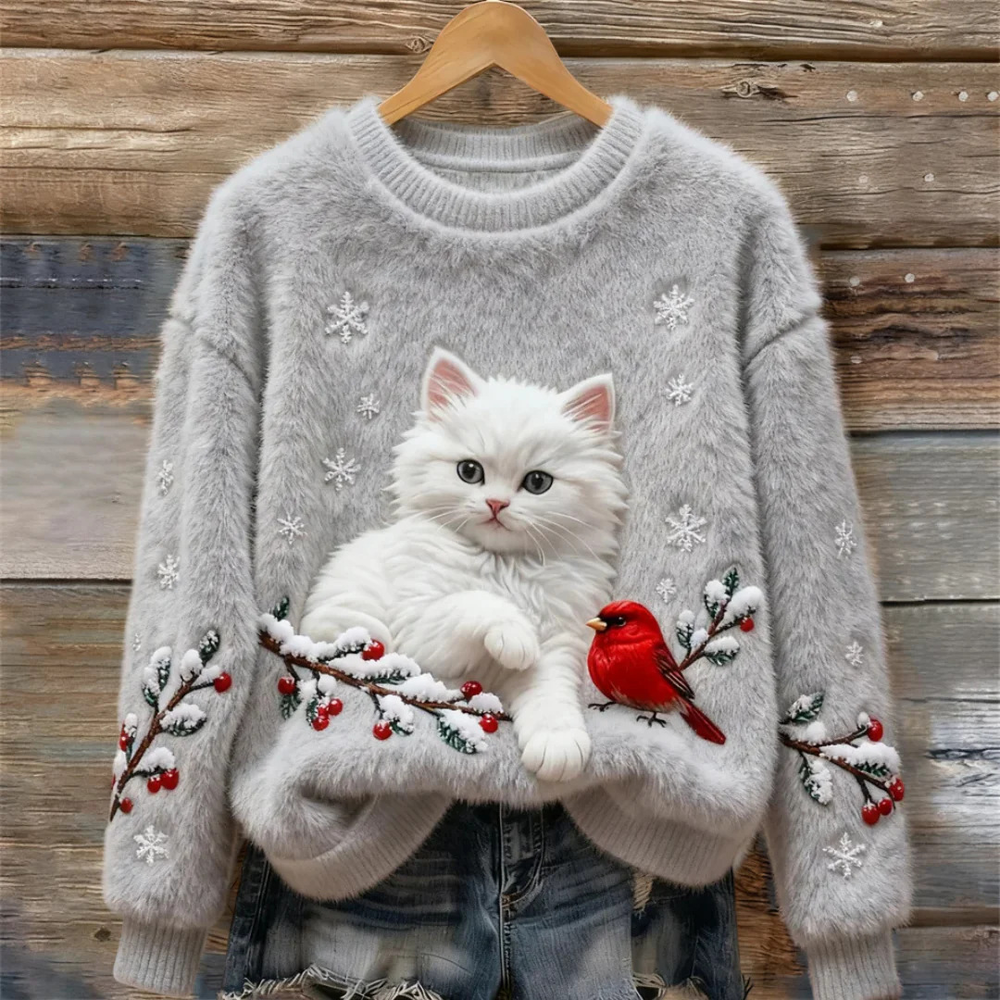 Icone™ AnimalSweater - Stijlvolle Gezellig Comfort Fit Dierensweater Afdrukken