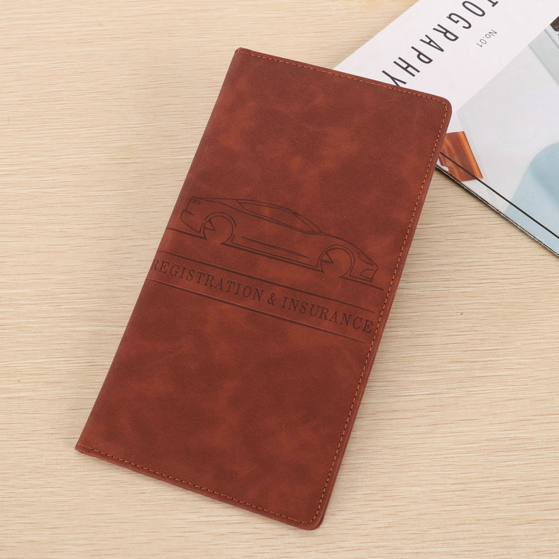 Icone™ DocumentWallet 1+1 GRATIS: Premium Autoregistratie Verzekering Organisator Document Portemonnee