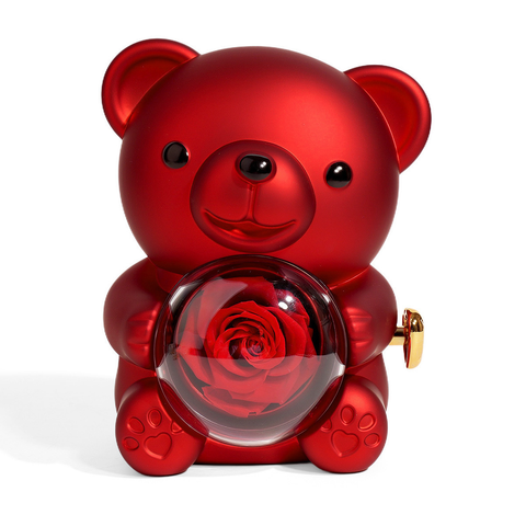 Jewelance™ TwinHearts – Roterende Roos Tweelingharten Ketting Cadeau Sieraden