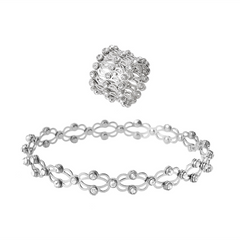 Jewelance™ FlexRing 1+1 GRATIS: Elegante Ontwerp Stijlvolle Flexibele Sieradenring Armband