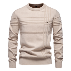 Icone™ StylishSweater: Heren Rondhals Knus Stijlvol Trui
