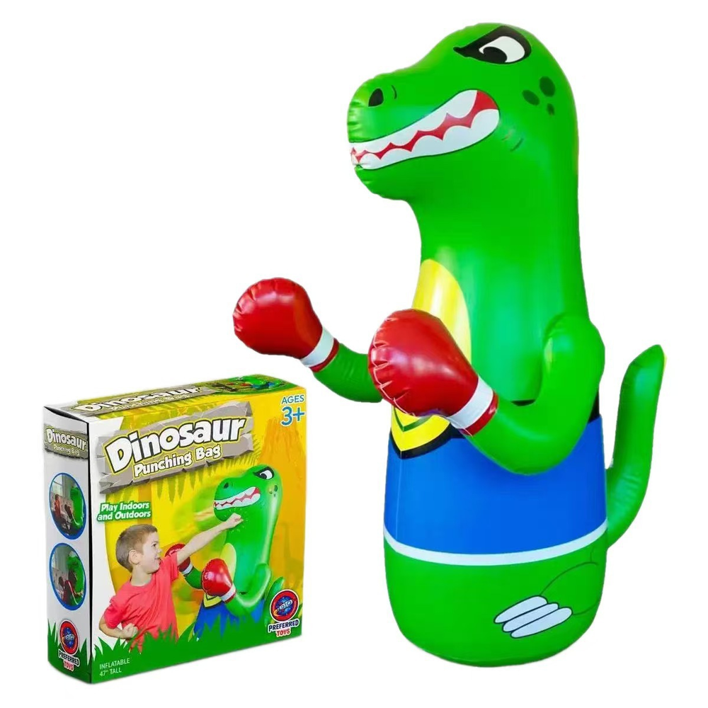 Kletshuts™ DinosaurPunch: Opblaasbaar Actief Speel Dinosaurussen Stoot Speelgoed