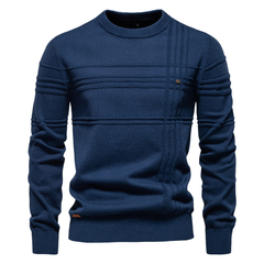 Icone™ StylishSweater: Heren Rondhals Knus Stijlvol Trui