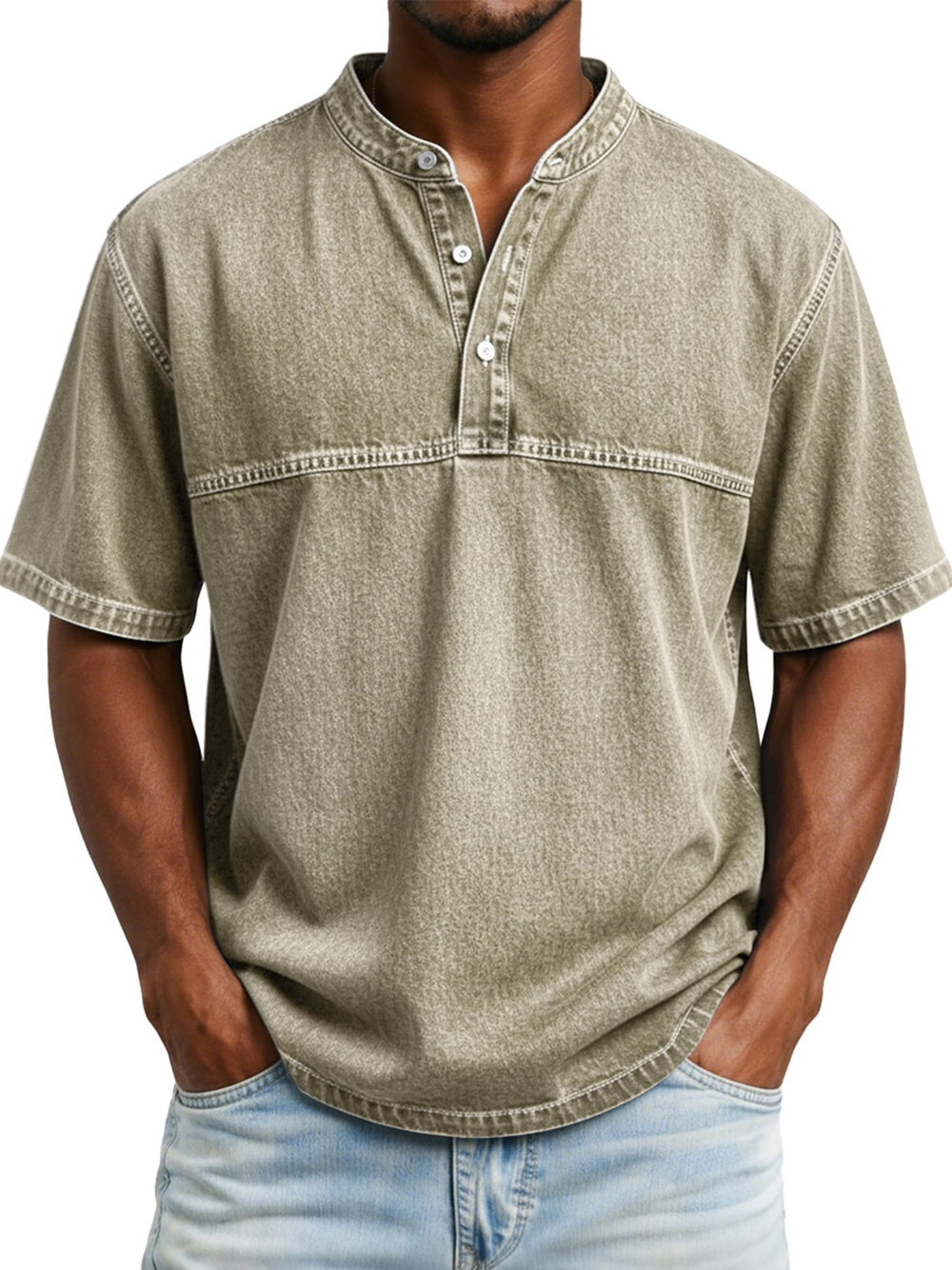 Icone™ SummerShirt: Ademend Vintage Stijl Heren Toevallig Zomer Overhemd