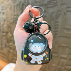 AstronautKeychain 1+1 GRATIS: Gloeiend Schattige Astronaut Dier Sleutelhanger