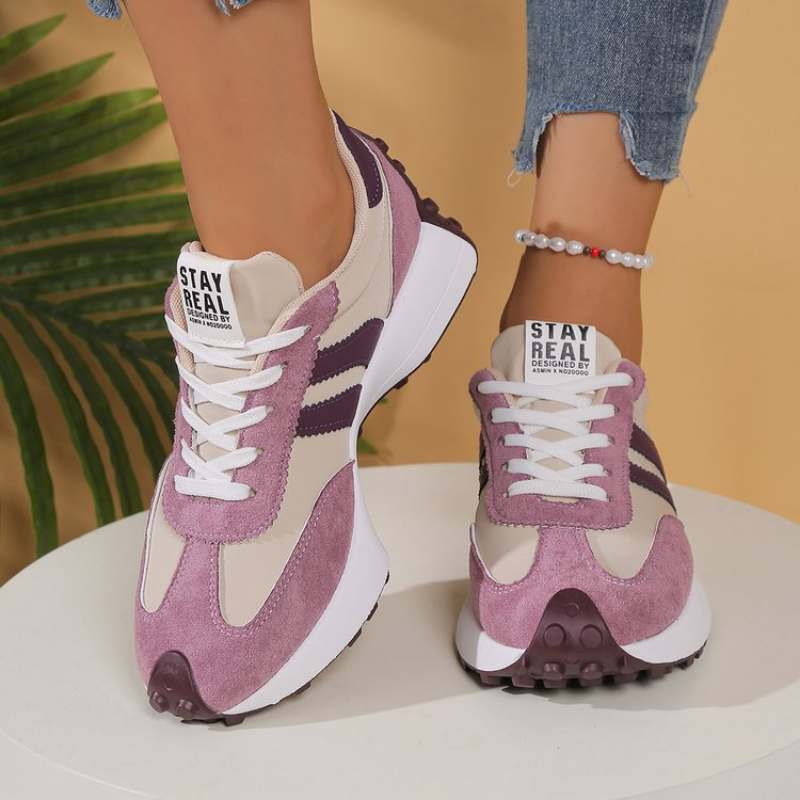 Happy™ PlatformSneakers: Stijlvolle Toevallig Lichtgewicht Platform Sneakers