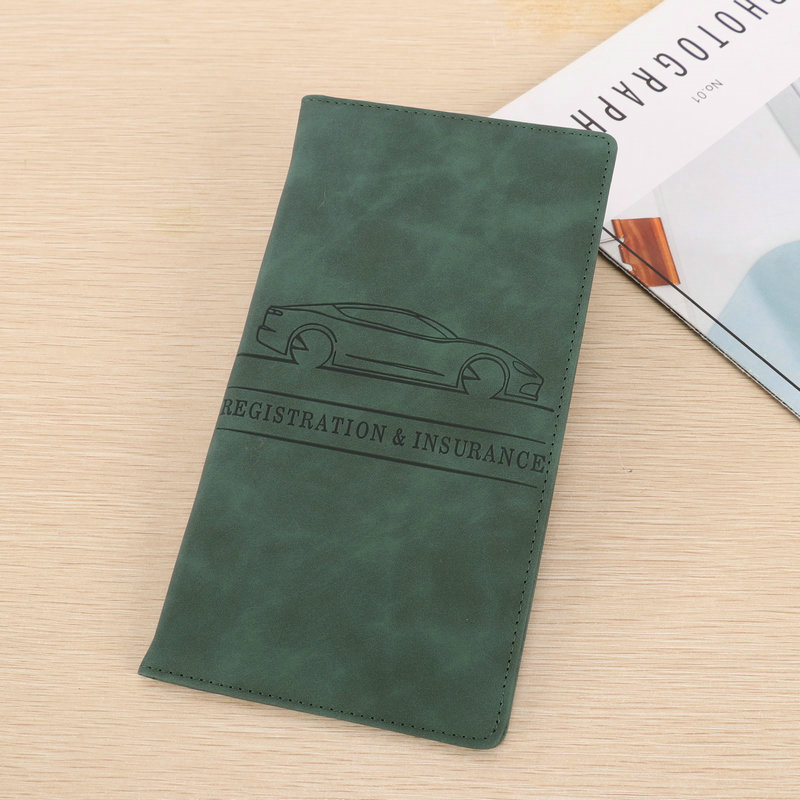 Icone™ DocumentWallet 1+1 GRATIS: Premium Autoregistratie Verzekering Organisator Document Portemonnee