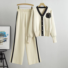 Icone™ CasualFit: Dames Casueel Pasvorm Twee Stuks Mode Set