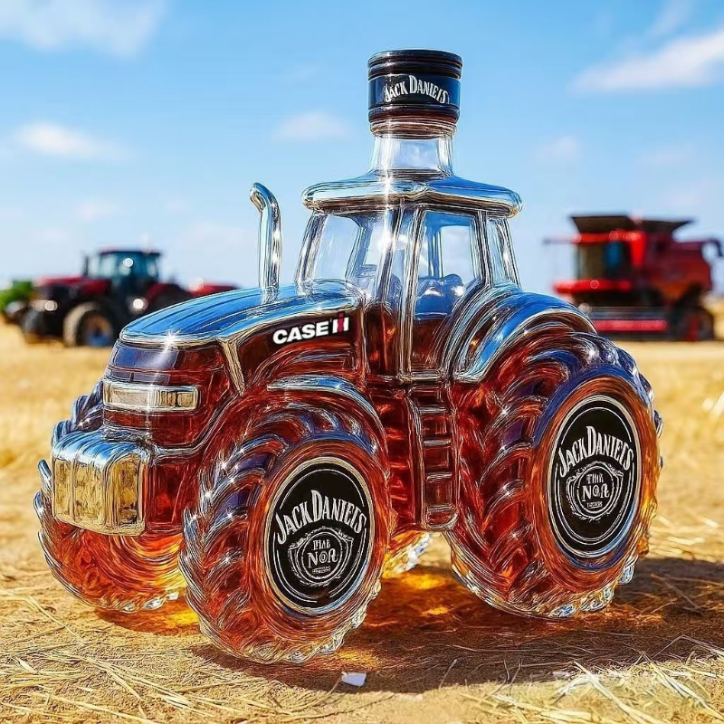 VintageBottle - Creatief Boerderij-Inspiratie Rustiek Vintage Fles Ontwerp