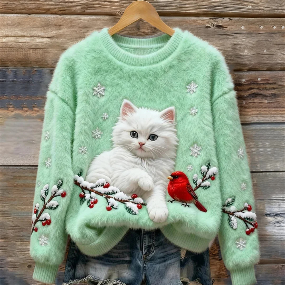 Icone™ AnimalSweater - Stijlvolle Gezellig Comfort Fit Dierensweater Afdrukken