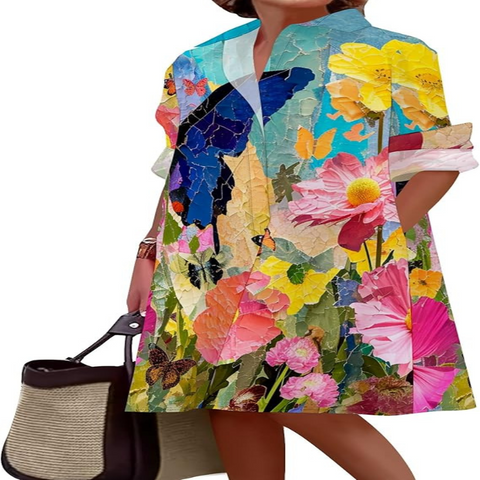 Icone™ TimelessDress: Alle Seizoen Tijdloos Stijl Comfort Elegante Jurk