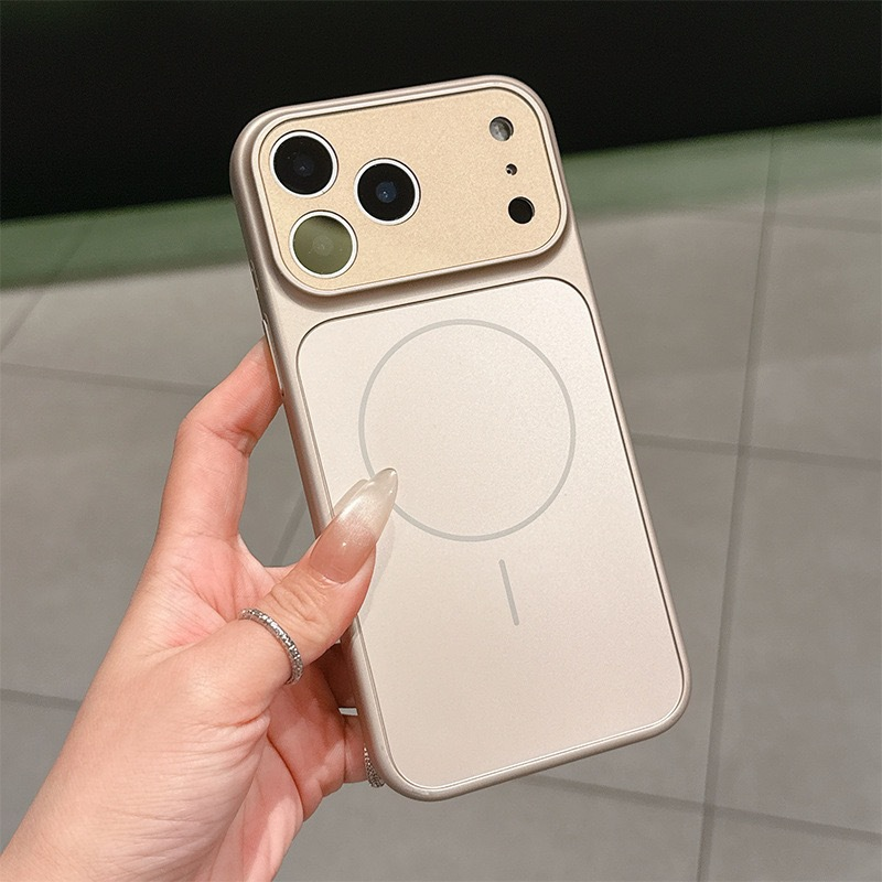 MagsafeCase: iPhone Magsafe Glaslens Beschermend Telefoon Geval