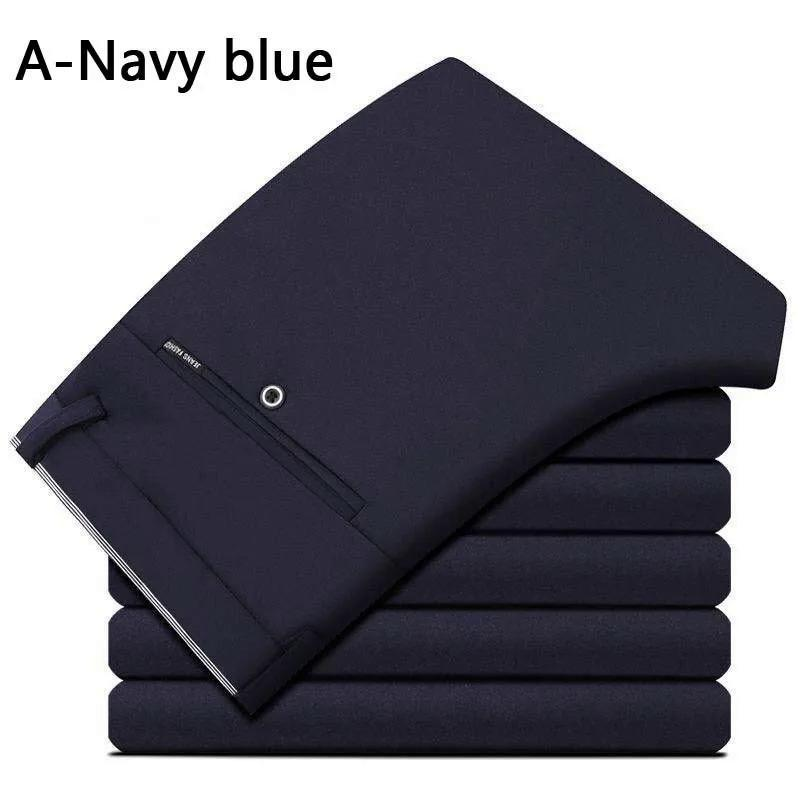 Icone™ ElasticPants: Heren Klassiek Comfortabel Elastisch Broek