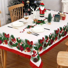 Globetrek° TableCovers: Duurzaam Rechthoekig Kerstmis Tafel Hoezen