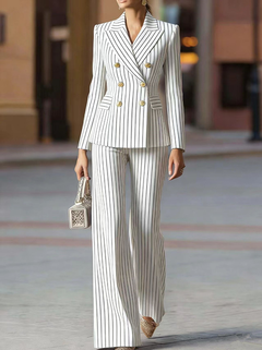 Icone™ ElegantSuit: Modern Op Maat Gemaakt Tweedelig Elegant Pak Set