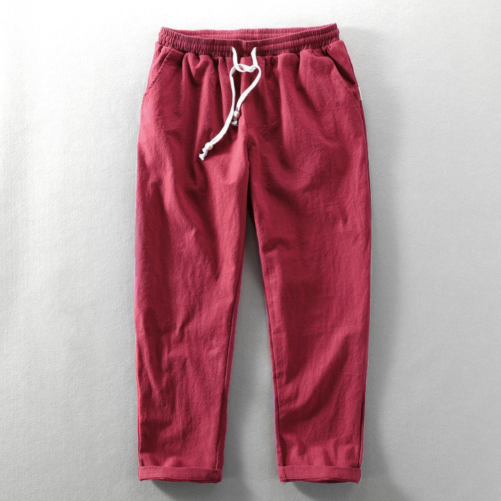 Icone™ SummerTrousers: Heren Trekkoord Taille Zomerbroeken