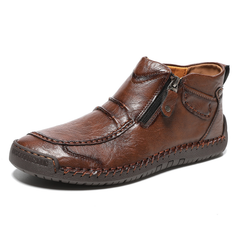 Happy™ ClassyBoots: Heren Stijlvol Gemakkelijk Instapper Retro Stijlvol Laarzen