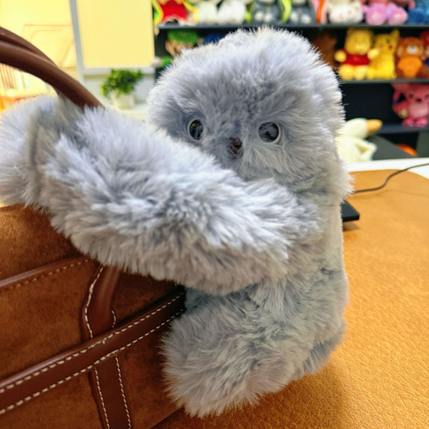 Kletshuts™ OwlToy - Interactief Beweeghoofd Pluche Verlegen Uil Speelgoed