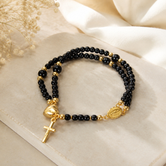 Jewelance™ RosaryBracelet 1+1 GRATIS: Magnetische Sluiting Klassieke Rozenkransarmband