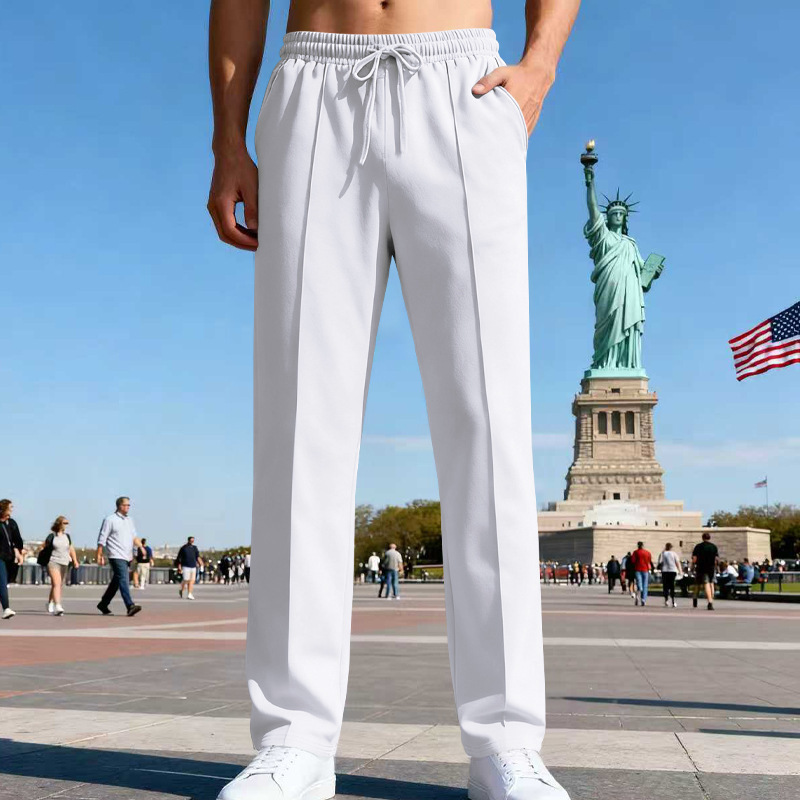 Icone™ ComfortPants: Heren Relaxed Fit Tailleband Casual Reis En Loungebroeken
