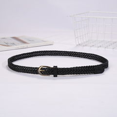 Icone™ SparklingJeans: Strass-Verfraaid Hoge-Taille Recht-Been Sprankelende Spijkerbroek Met Riem