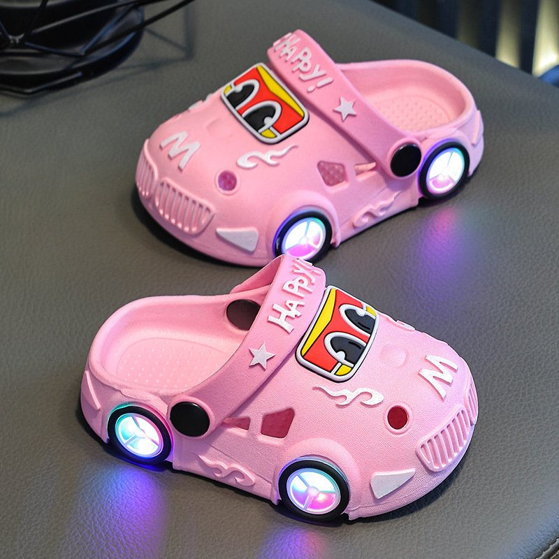 Kletshuts™ CarSlippers: Flitsende Lichten Leuke Autoslippers Voor Kinderen