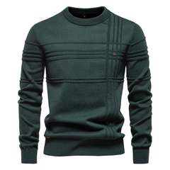 Icone™ StylishSweater: Heren Rondhals Knus Stijlvol Trui