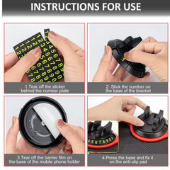 Holder360° PhoneMat 1+1 GRATIS: Multifunctionele Antislip Dashboard Telefoonmat