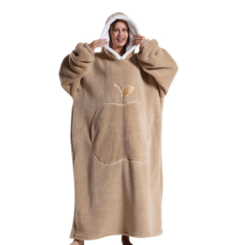 Icone™ BlanketHoodie: Pluche Overgroot Voor Alle-Dag Warmte Deken Hoodie