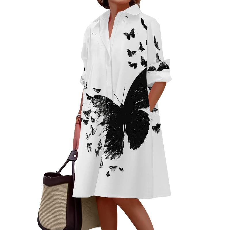 Icone™ TimelessDress: Alle Seizoen Tijdloos Stijl Comfort Elegante Jurk