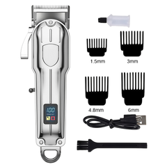 Rose® HairClipper: Digitaal LCD Scheerapparaat Professioneel Haar Trimmer