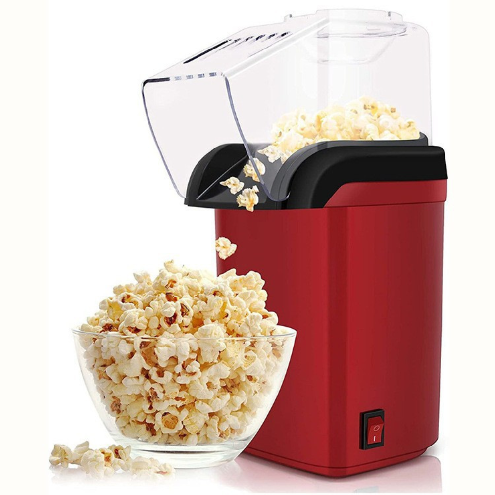 Globetrek° PopcornMaker: Draagbaar Gebruiksvriendelijk Lucht Popcorn Maker
