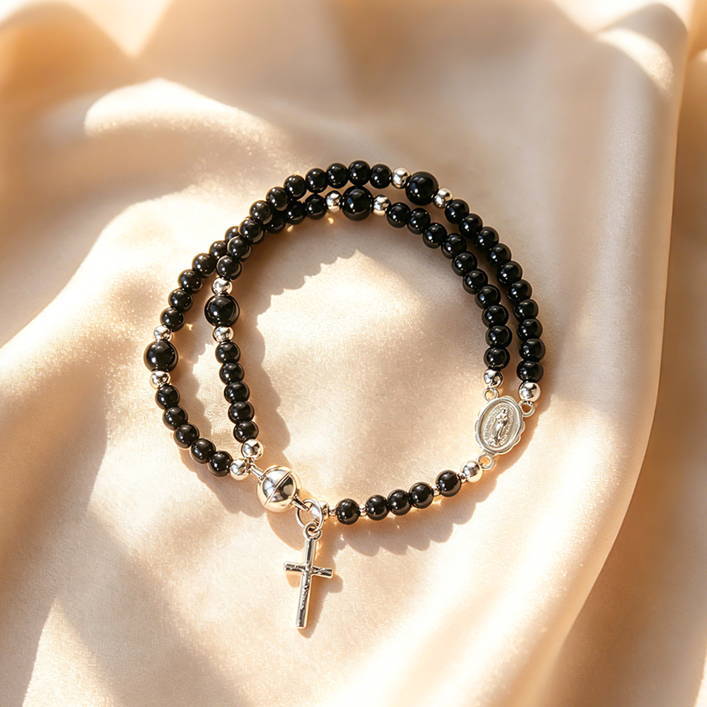 Jewelance™ RosaryBracelet 1+1 GRATIS: Magnetische Sluiting Klassieke Rozenkransarmband