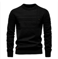 Icone™ StylishSweater: Heren Rondhals Knus Stijlvol Trui