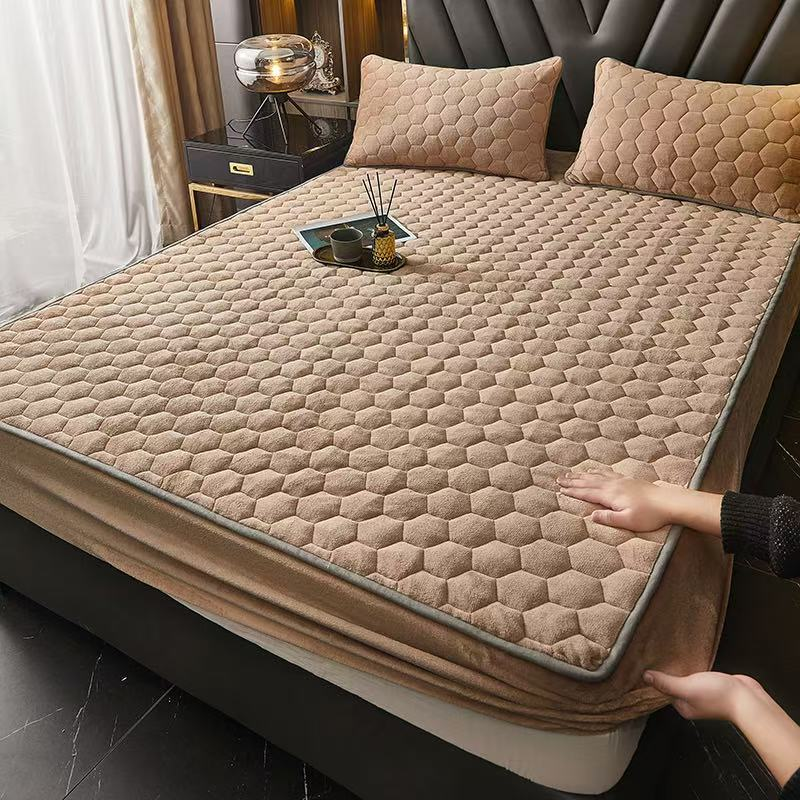 Icone™ CozyBedsheet: Strak Passend Dikke Textuur Knus Beddegoed
